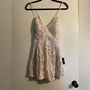 Lulu’s Sequin Romper NWT